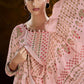 Salwar Suit Pashmina Pink Print Salwar Kameez