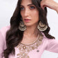 Trendy Suit Georgette Pink Khatli Work Salwar Kameez