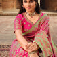 Contemporary Silk Pink Weaving Saree
