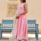 Pant Style Suit Cotton Pink Fancy Work Salwar Kameez