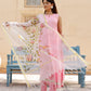 Pant Style Suit Cotton Pink Fancy Work Salwar Kameez