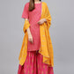 Salwar Suit Cotton Pink Print Salwar Kameez