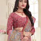 Trendy Saree Cotton Silk Pink Digital Print Saree