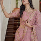 A Line Lehenga Art Silk Pink Embroidered Lehenga Choli