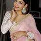 Contemporary Georgette Pink Embroidered Saree