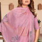 Classic Chiffon Pink Stone Saree