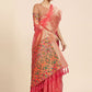 Classic Organza Pink Weaving Saree