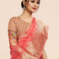 Classic Organza Pink Weaving Saree
