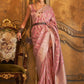 Traditional Saree Handloom Silk Satin Pink Weaving Saree
