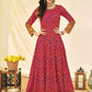 Salwar Suit Georgette Pink Embroidered Salwar Kameez