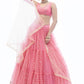 Readymade Lehenga Choli Net Pink Hand Work Lehenga Choli