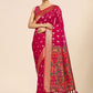 Classic Organza Pink Weaving Saree