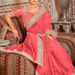 Classic Organza Pink Dori Work Saree