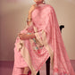 Palazzo Salwar Suit Pashmina Pink Digital Print Salwar Kameez