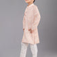 Kurta Pyjama Polyester Pink Digital Print Kids