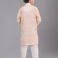 Kurta Pyjama Polyester Pink Digital Print Kids