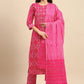 Salwar Suit Cotton Pink Print Salwar Kameez