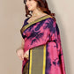 Classic Silk Pink Patch Border Saree