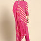 Salwar Suit Rayon Pink Print Salwar Kameez