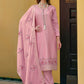 Pakistani Salwar Suit Chinon Pink Embroidered Salwar Kameez