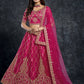 A Line Lehenga Silk Pink Diamond Lehenga Choli