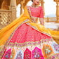 Lehenga Choli Silk Pink Gota Work Lehenga Choli