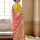 Contemporary Silk Pink Embroidered Saree