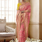 Contemporary Silk Pink Embroidered Saree