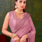 Trendy Saree Imported Pink Swarovski Saree
