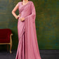 Trendy Saree Imported Pink Swarovski Saree