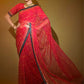 Trendy Saree Georgette Pink Foil Print Saree