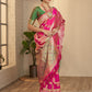 Classic Silk Pink Weaving Saree