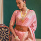 Classic Silk Pink Weaving Saree