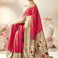 Classic Pure Silk Pink Meenakari Saree