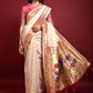 Classic Silk Pink Woven Saree