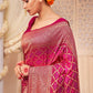 Trendy Saree Raw Silk Pink Woven Saree