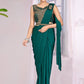 Classic Imported Green Plain Saree