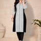 Casual Kurti Cotton Grey Plain Kurtis