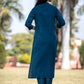 Designer Kurti Cotton Morpeach Plain Kurtis