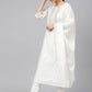 Salwar Suit Poly Silk White Embroidered Salwar Kameez