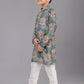 Kurta Pyjama Polyester Multi Colour Digital Print Kids