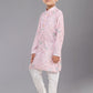 Kurta Pyjama Polyester Pink Digital Print Kids