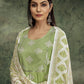 Salwar Suit Rayon Sea Green Embroidered Salwar Kameez