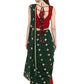 Contemporary Georgette Red Print Saree