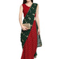 Contemporary Georgette Red Print Saree