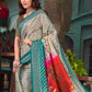 Classic Silk Multi Colour Print Saree