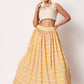 Lehenga Choli Art Silk Crush Yellow Embroidered Lehenga Choli