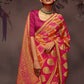 Trendy Saree Brasso Rani Print Saree