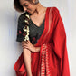 Casual Cotton Red Print Saree