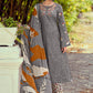 Salwar Suit Cotton Grey Print Salwar Kameez